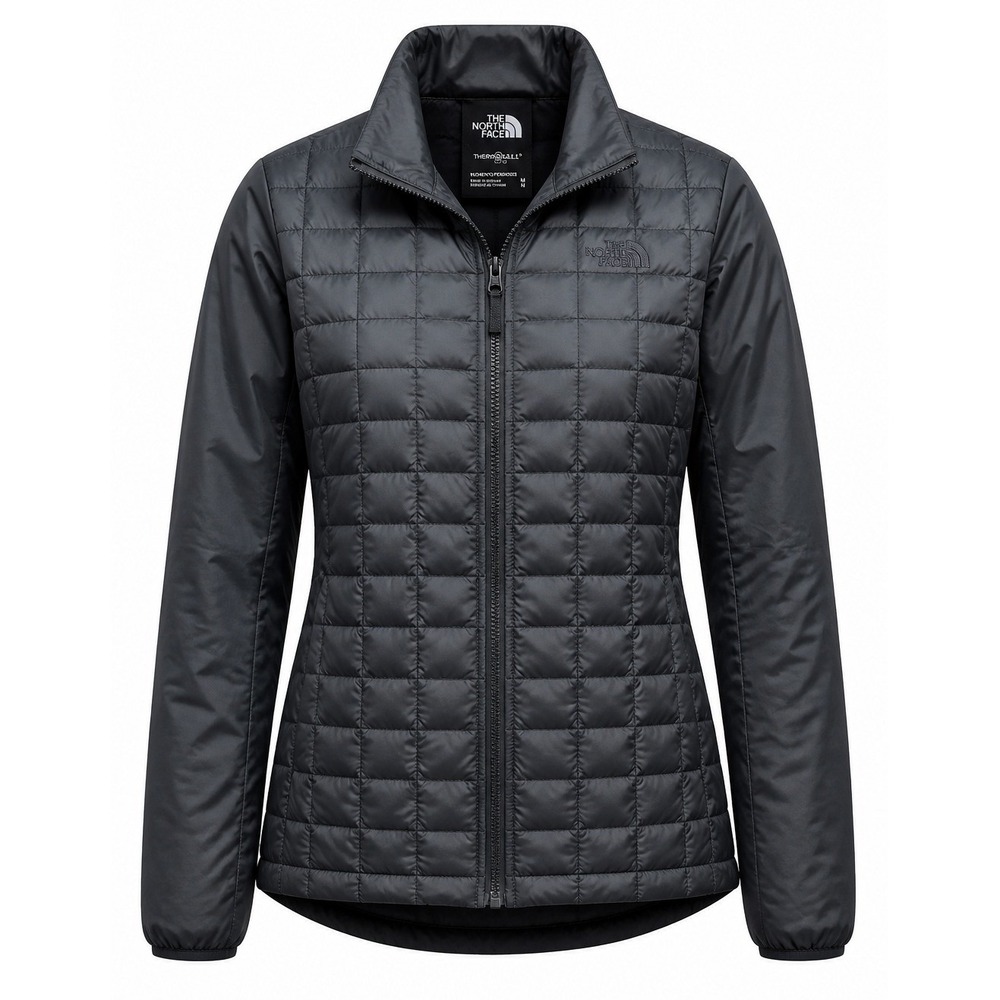 The North Face ThermoBall Eco Jacket Womens Medium Black Quilted Puffer NF0A4R18